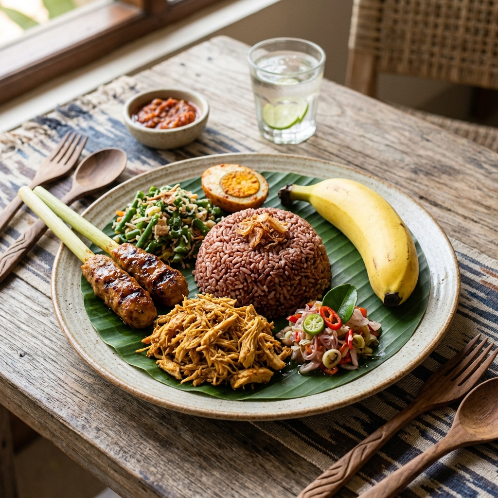 Nasi Bali Komplit